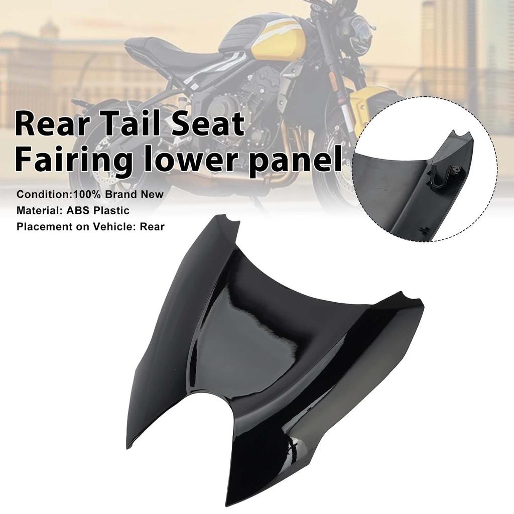 Rear Tail Seat Fairing lower panel For Trident 660 2022-2025 Black