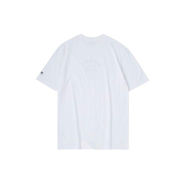 Li Ning Sports Fashion Series Logo Print Casual Short Sleeve T-Shirt Men Tops White AHSQ207-2