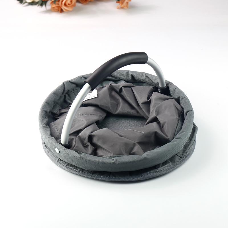Foldable Portable Outdoor Picnic & Beach Basket - Multipurpose Handheld Storage for Toiletries, Shopping, Laundry