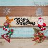 3D Merry Christmas Metal Wall Art Home Decor