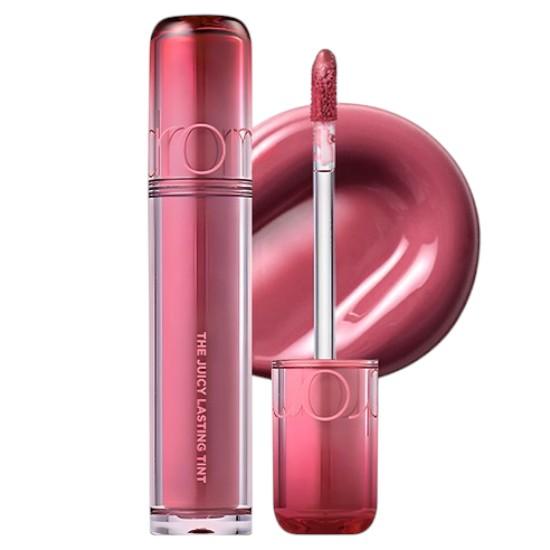 rom&nd Juicy Lasting Tint 15 Bare Fig — Soft Fig MLBB Glossy Long-Lasting Lip Tint