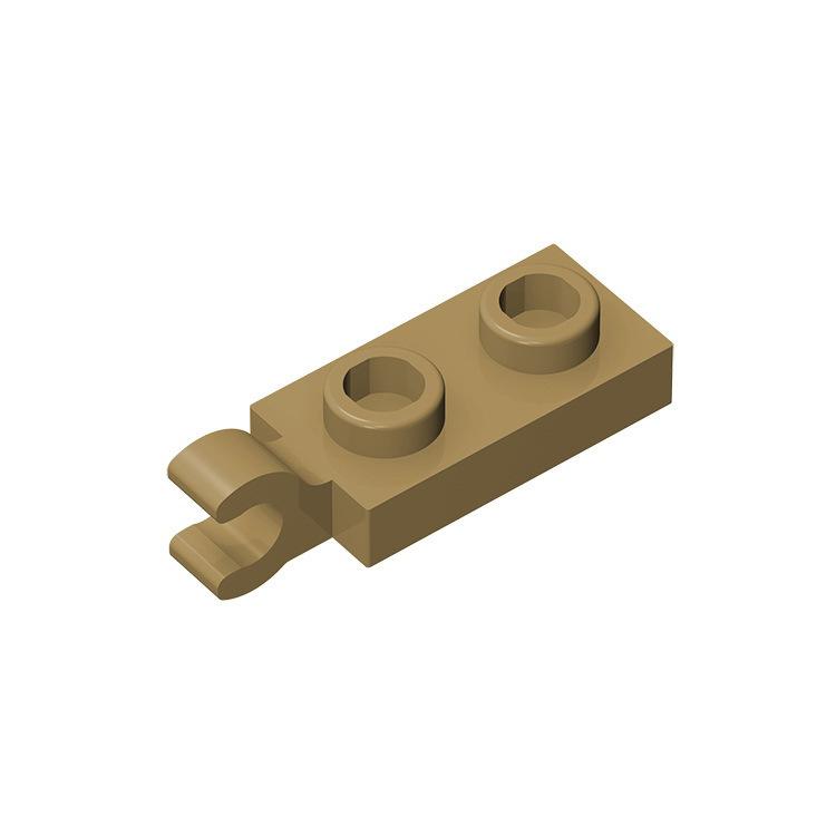 20 pezzi Compatibili MOC Particelle Assemblabili 63868 Piastra Speciale 1 x 2 con Clip Orizzontale all'Estremità Blocchi da Costruzione Fai da Te High-Tech Spa