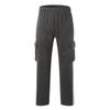 Herenoveralls met trekkoord, meerdere zakken, casual broek, wandelbroek