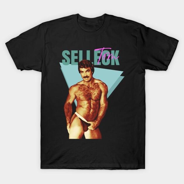 

80s Hot Sexy Tom Selleck T-Shirt Short Sleeve All Sizes S to 5 XL T01 Unisex T-Shirt S