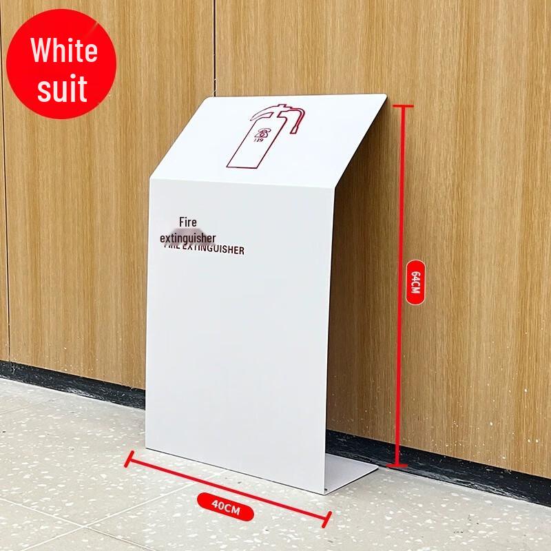 OLOMM Stainless Steel Floor-Standing Fire Extinguisher Box