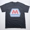 Marathon Gas Station Logo T-Shirt Black Size Large Gildan 100% Cotton Unisex T-Shirt