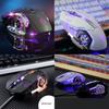 Mechanical Gaming Mouse Wired Glowing Macro Definition Chicken Eating Desktop Usb 3200dpi