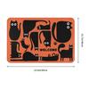 Süße Cartoon Orange Katzen Geschenk Fußmatte Matte Anti-Rutsch Badezimmer Küche Schlafzimmer Teppich Teppich 40*60cm