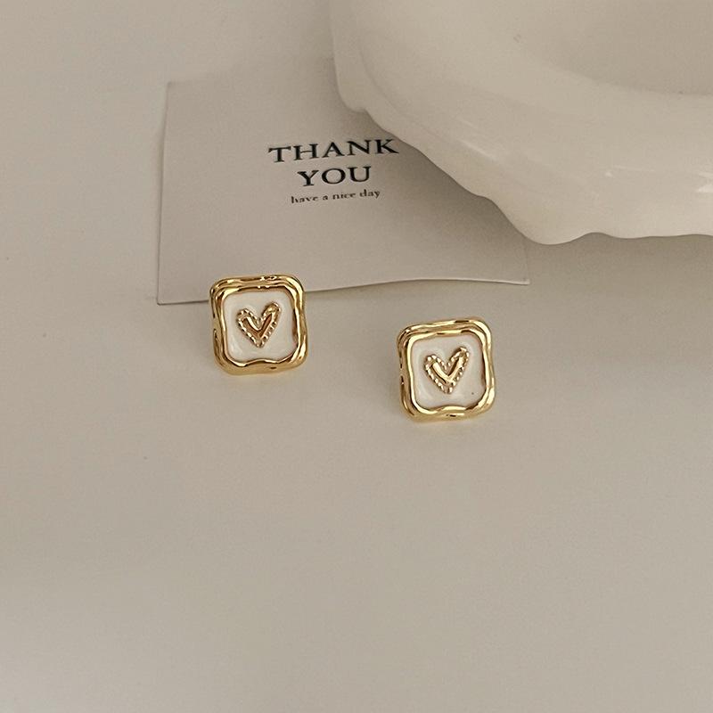 Colorful Zircon Drip Glaze Hoop Earrings: Chic Light Luxury Style for Fashion-Forward Women