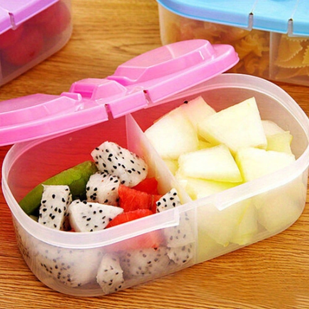 One Stackable Storage Box for The Refrigerator with Lids - a Sealed Jar for Multigrain for food And Bathroom Organization