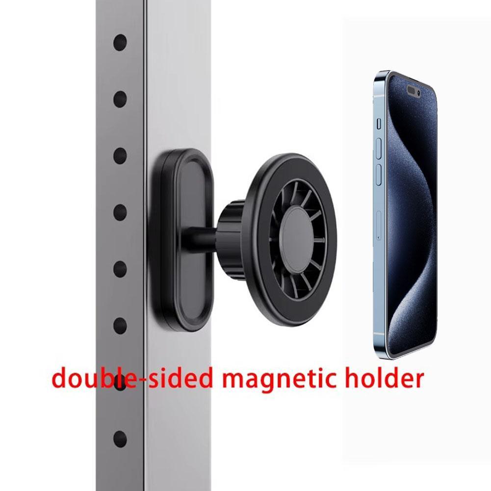 Double-sided Magnetic Cell Phone Mount Holder 360 Adjustable Stand For MagSafe Strong Magnetic Phone Holder Multi-Angle Support