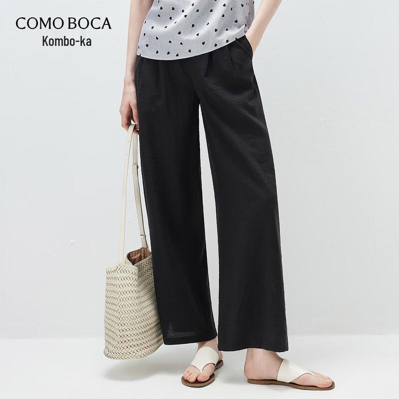 Kemengboka Women s Mulberry Silk Blend Straight Leg Casual Pants XL