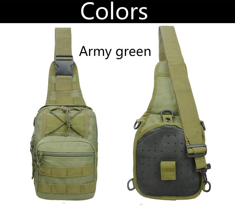 

7 цветов 800D Армейская сумка для болельщиков Спорт на открытом воздухе Сумка нагрудная сумка Assault Pack зелёный