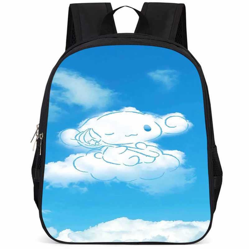 Adorable Cinnamoroll 15 Inch Large Capacity Lightweight School Backpack For Kids