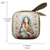 7X7Cm Jomfru Maria Jesus Bøn Rosenkrans Taske Religiøs Smykke Opbevaringsboks Articulos Religioso
