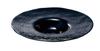 Toyo Sasaki Glass Large Plate, Orbit Black Rimmed Bowl, 270cm, Made in Japan, 46155BK