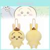 Cute Plush Cartoon Bear Keychain Featuring Adorable Pacha Dog And Big Ear Dog Design