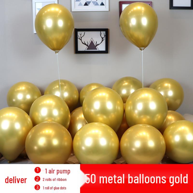 Metallic Balloon Decor for Events: Birthdays, Weddings, and More