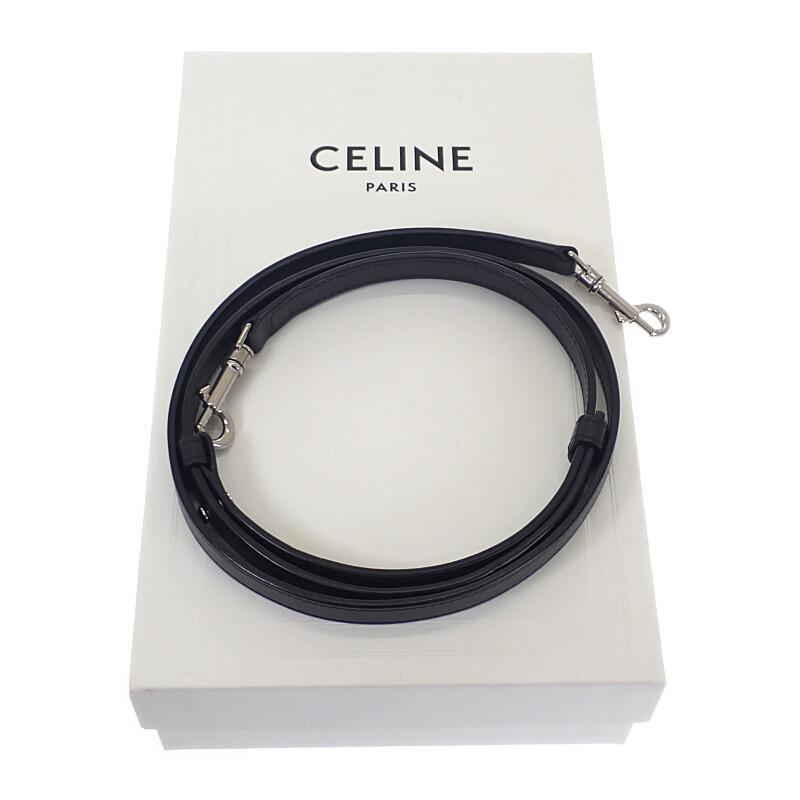 CELINE  10L272EV5.36SB Shoulder Bag black canvas/leather Women