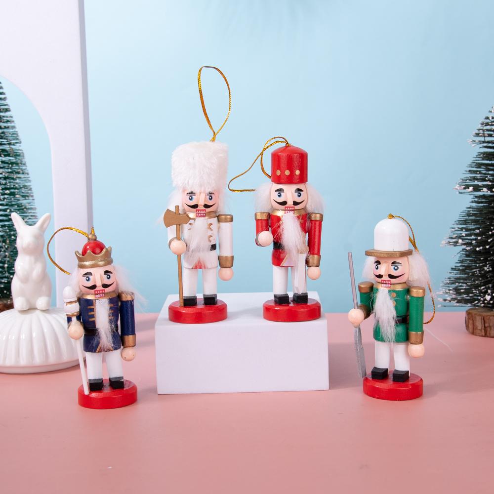 10cm Mini Nussknacker-Schmuckset