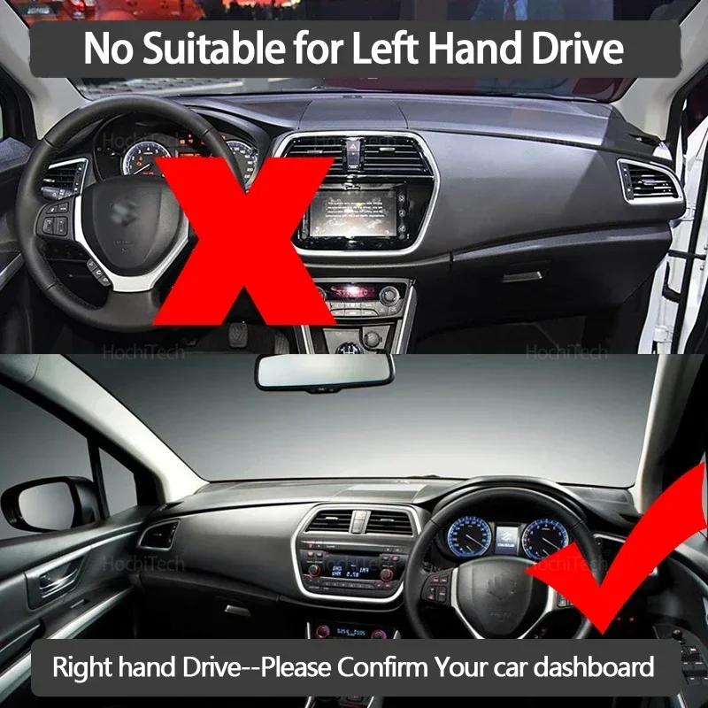Car Dashboard Cover Avoid Light Pad Instrument Panel Mat Case Carpets for Suzuki SX4 S Cross 2014 2015 2016 2017 2018 2019