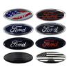 For Ford Mondeo Fusion Focus Fiesta Kuga Edge Transit Ecosport 12.5x5cm Car Front Emblem Logo Rear Trunk Badge Decal Decoration SG7