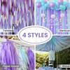 Rainbow 3Pcs/Set Crepe Paper Streamers For Wedding Birthday Party Backdrop Decoration Vibrant Multi-Colored Paper Crepe Garland Ribbon Decor