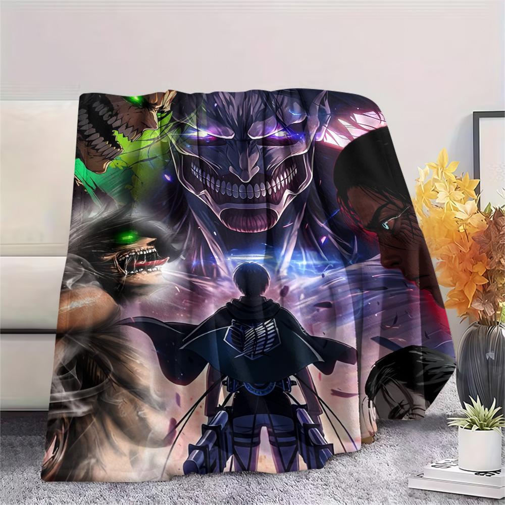 

Attack on Titan Sky Scene Flannel Blanket, Suitable for Home Use, Perfect Gift for Fans, Cozy Bedding for Living Room 75x90cm
