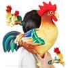 Non-Toxic 34/44Cm Simulation Rooster Plush Doll Pillow Red Standing Realistic Chicken Plush Toy Home Decoration Gift For Children And Children