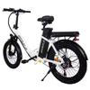 AVAKA BZ20 Plus 20" City E-Bike mit Rücksitz, 500W, 48V 18.2Ah, 32km/h, faltbares Design, IP54, Shimano 7-Gang, Duale Scheibenbremse