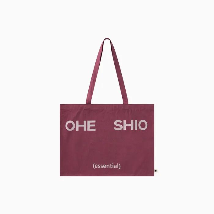 ESSENTIAL VINTAGE LOGO ECO BAG, WINE
