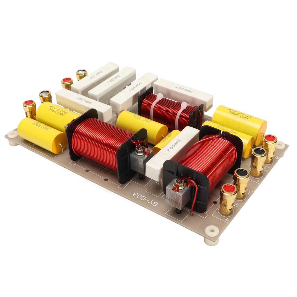 3 Way Crossover Filters Professional 800W Treble Bass Frequency Divider for Stage Speaker