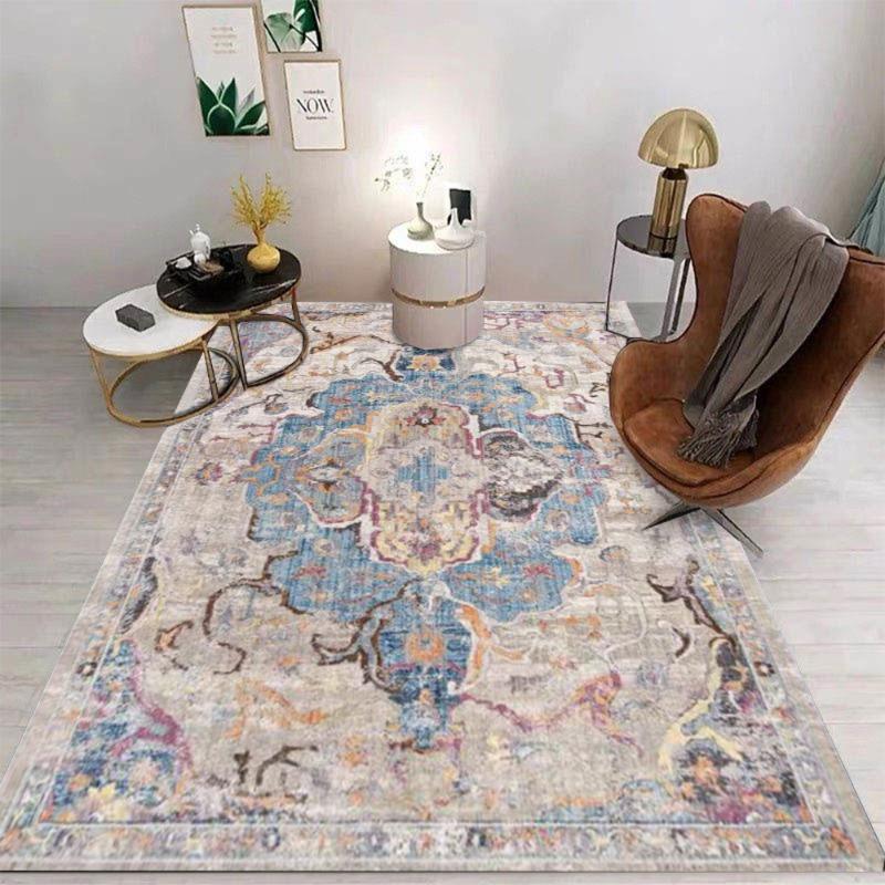 Light Luxury Classic Bohemian Style Retro Carpet Living Room Sofa Bedroom Study Kitchen Entrance Rugs Non-slip Home Decor Mats