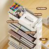 Storage Rack Book Storage Organization Rack Multifunctional Movable Storage Rack Floor To Floor Multi-layer Bookshelf Small Cart