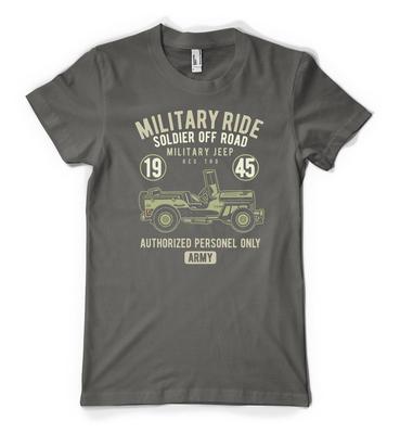 Jeep Militaire Soldat Hors Route Autorisé Personnalisé T-Shirt Enfant Livraison Gratuite