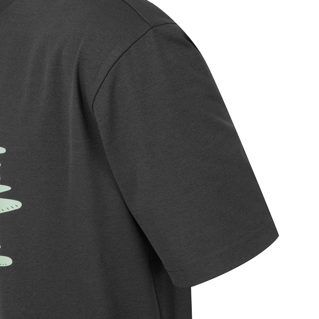 Hydrogen Uniskull And Flower Graphic T-Shirt