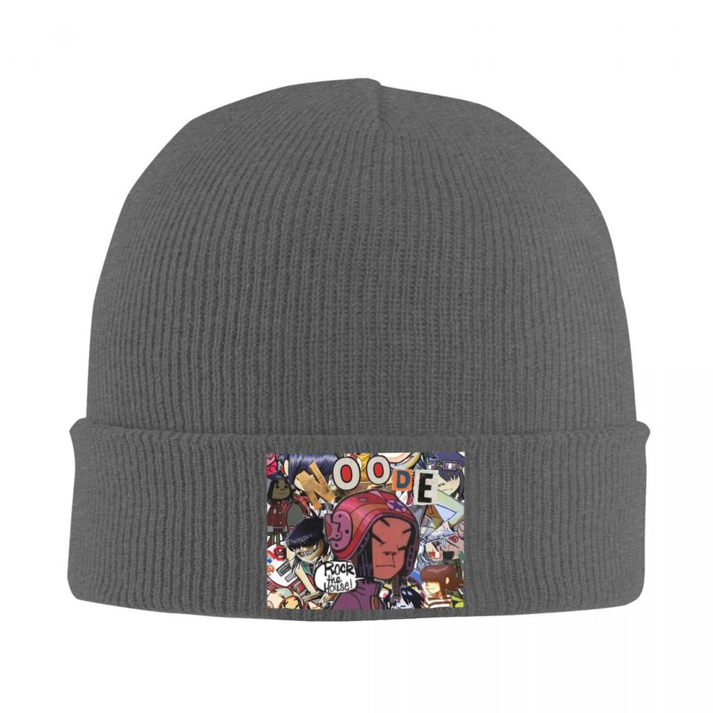 Music Band Gorillaz Warm Knitted Cap Winter Knit Bonnet Hat Skullies Beanies Hip Hop Caps for Unisex