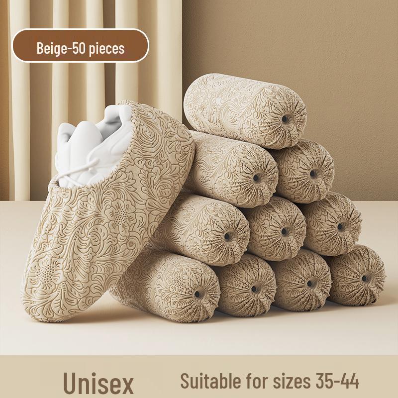 

Thick Non-Slip Indoor Disposable Shoe Covers for Students One Size