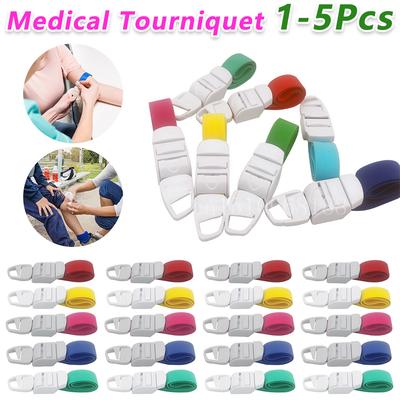 First Aid Bandage Portable Tourniquet Hemostatic Bandage Quick Release Hemorrhage Control for Camping Hiking Safety Survival