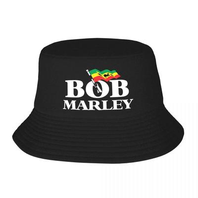 Individueller Jamaika Sänger Reggae Rock Bob Marley Fischerhut Damen Unisex Mode Sommer Strand Sonne Fischerkappe