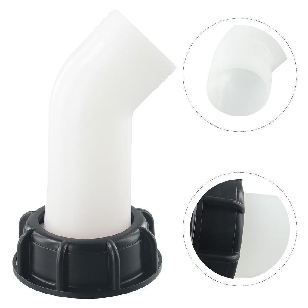 2in IBC Water Tank Drain Spout Hose Extension Pipe Nozzle Tap Cap Valve