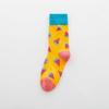 2023 Damen Mid-Tube Fruit Print Baumwollsocken für Frühling und Herbst