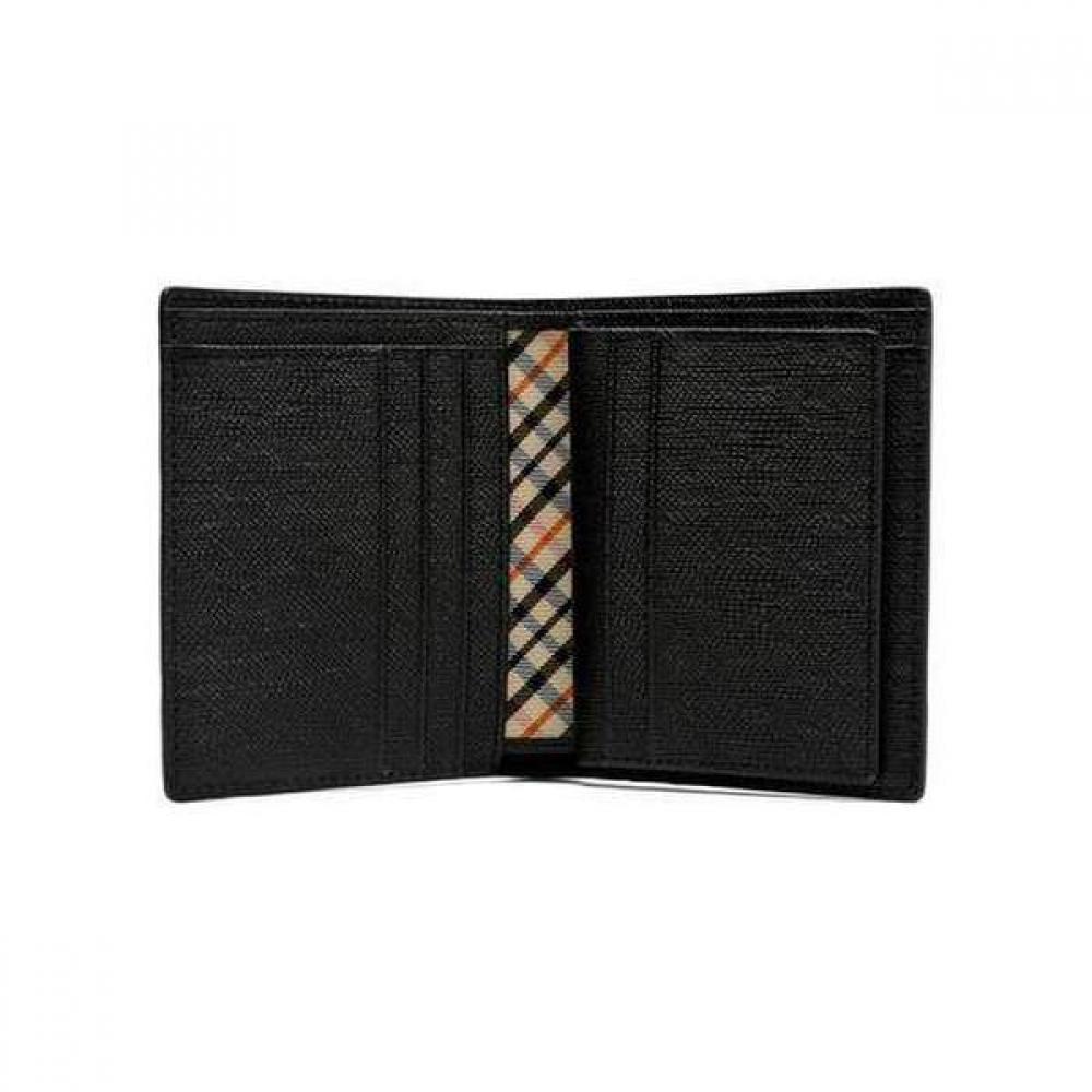 Daks Black Line Check Logo Wallet Dbwa0e622