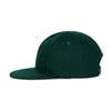 VARZAR VA Square Applique Wool Baseball Cap Deep Green