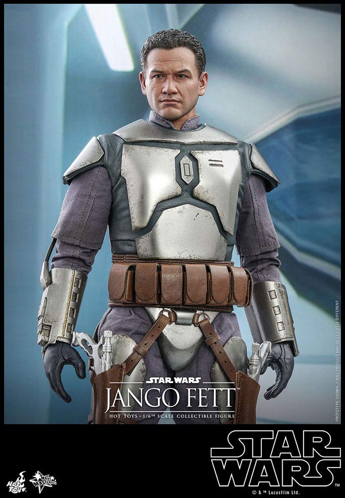 Hot Toys Movie Masterpiece Star Wars Episode Attack of the Clones Jango Fett Scale Blue II 1/6 Figure,