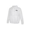 Puma Logo Print Sports Windbreaker Hooded Jacket Men Outerwear White 531487-02