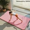 200/185×80/90Cmyoga Mat Travel Fitness Exercise 10Mm Thicknesses For Yoga Pilates Floor Workouts Thicken Widen Moisture-Proof