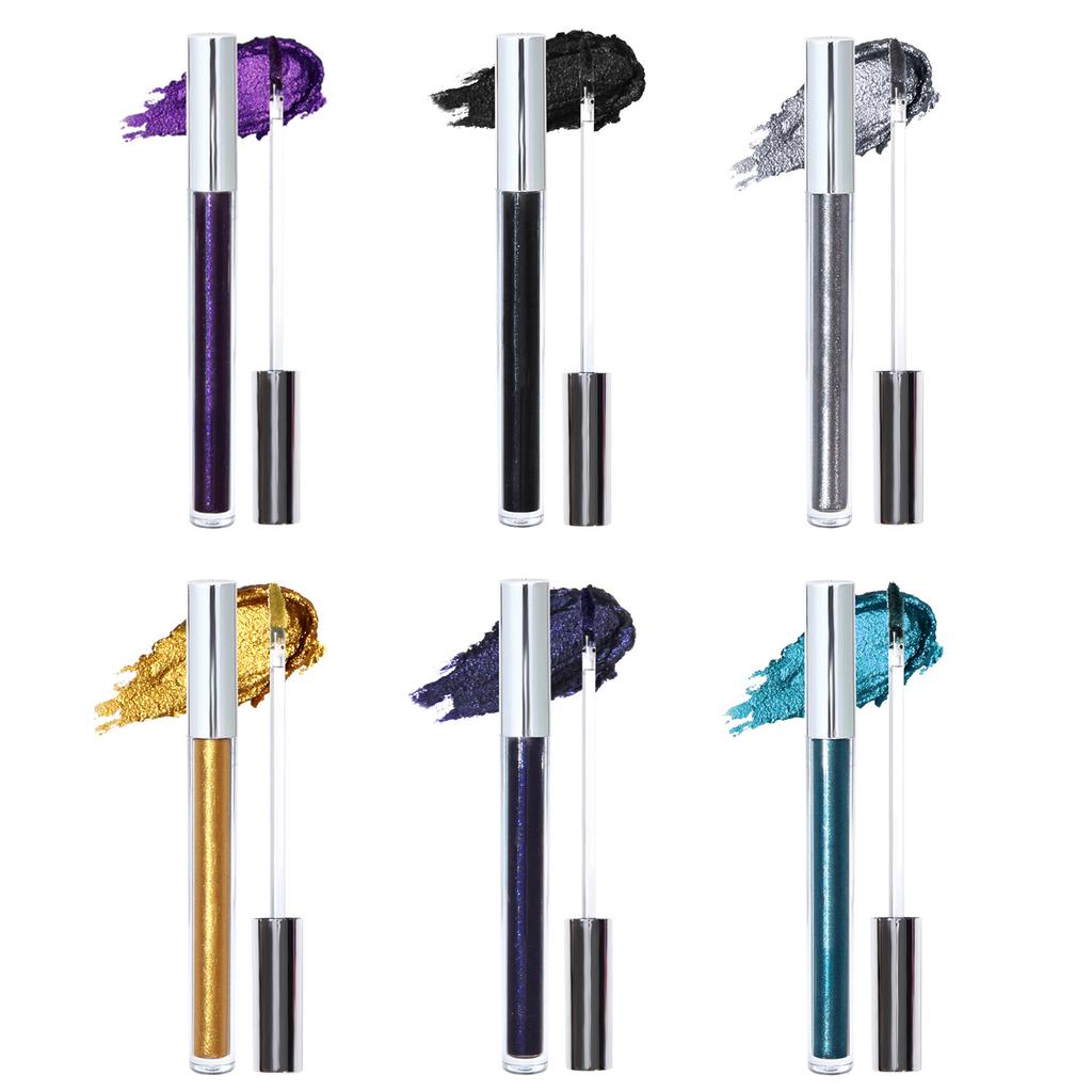 1 Piece Long Lasting Waterproof Liquid Lipstick High Pigment Glitter Lip Gloss Non Stick Transfer Smudge Proof Moisturizing Lip Makeup