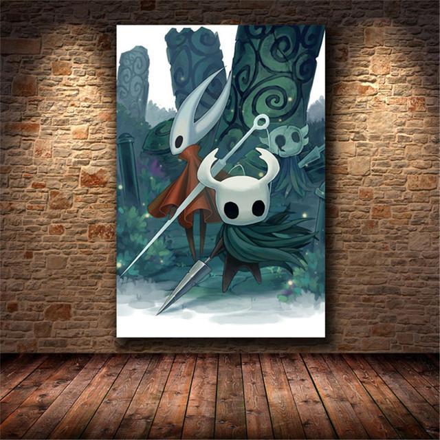 Hollow Knight Electronic Game Poster Home Decoration Painting Children's Anime Game Print Canvas Wall Living Room