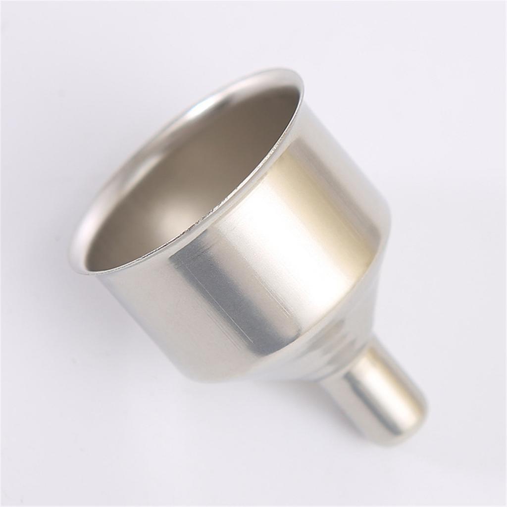 Stainless Steel Funnel  Portable Conical Funnel for Kitchen Oil Wine Liquid Dispensing  Food Grade Metal Funnel for Bottling